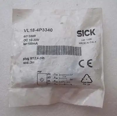 

New SI+ proximity switch VL18-4P3340 #FY03
