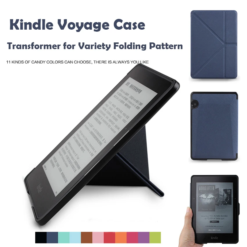 WALNEW Бизнес Высокое качество кожаный чехол для Amazon Kindle Paperwhite 6 дюймов Чехол для электронной книги трансформатор разнообразие складной