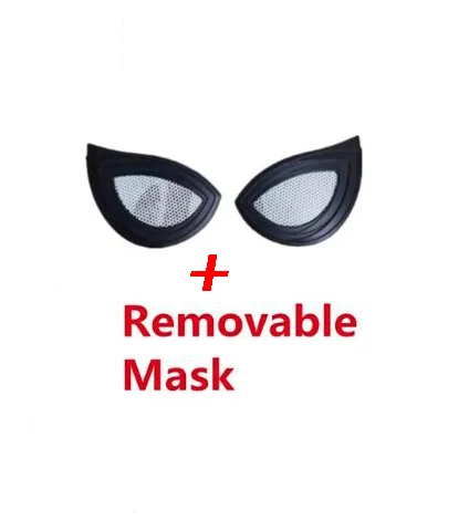 removable mask2 Взрослый дети Человек-паук 3 Человек-паук raimi костюм зентай для косплея боди супергероя костюм комбинезоны Лидер продаж - Цвет: removable mask2