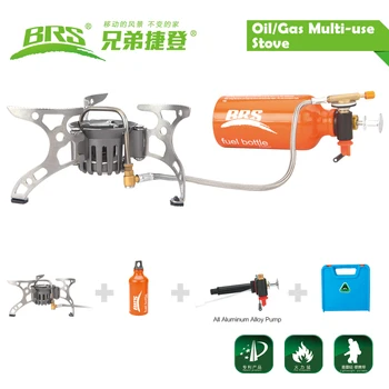 

BRS gasoline diesel kerosene butane gas camping oil stove BRS-8A titan oil stove with plastic box