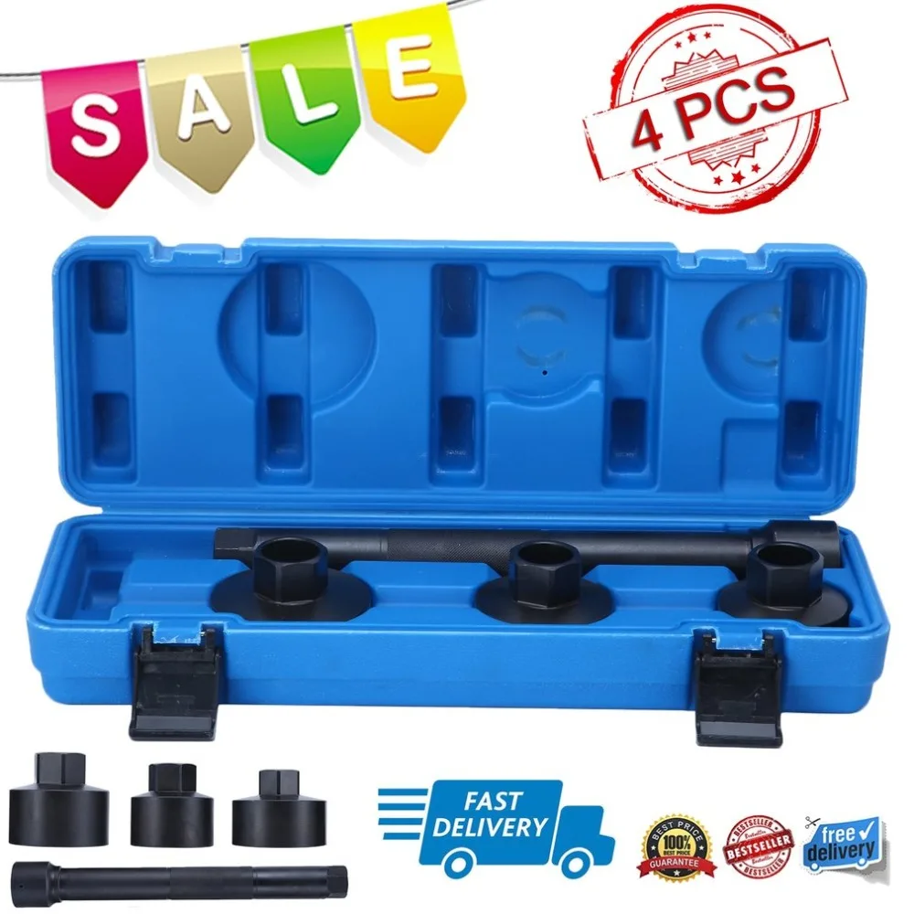 

Professional 4PCS/SET Heavy Duty Steel Pull Ball Joint Press Bushing Installation Removal Tools Kit for Car Trucks Hand Tool Set