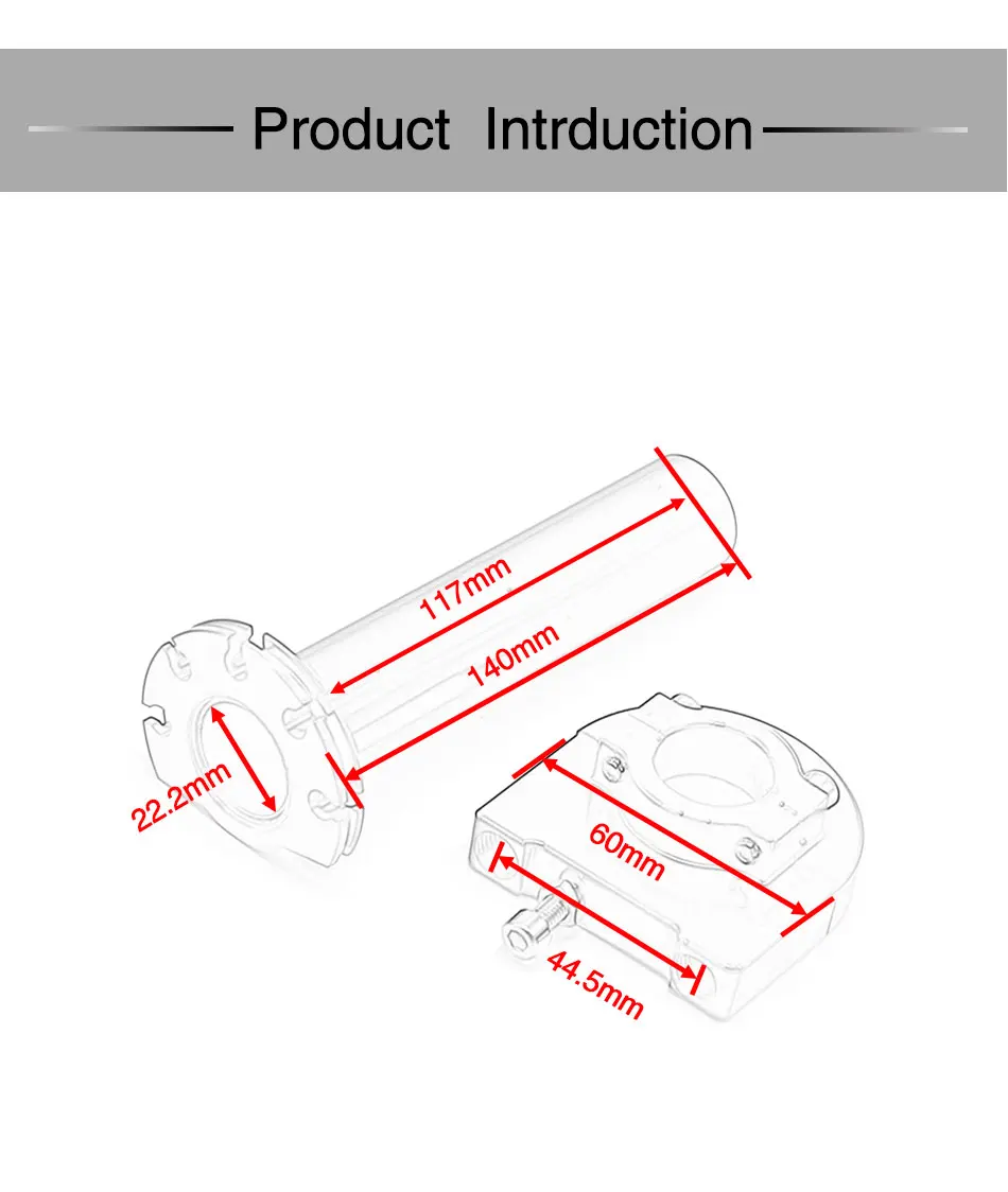 Sclmotos-22 мм CNC алюминиевые мотоциклетные ручки с дроссельной заслонкой+ 2 шт. Дроссельный кабель ускоритель мопед скутер гоночный