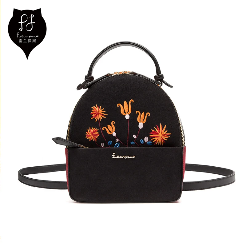 

FULANPERS Mini Backpacks For Girls 2018 Fashion School Back Pack Designer Women Black Bag High Quality Female Small Backpack