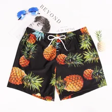 Горячая распродажа мужские Летние плавки для купания мужские пляжная одежда с карманом Купальники Купальник с ананасом принт шорты для плавания