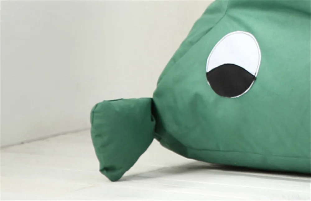 Fancytrader Plush Hippo Chair Sofa Doll Big Mouth Hippo Animals Beanbag Toys for Children Gift Home Decoration 9