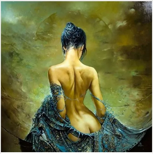 

Aestheticism,Sexy woman Figure Needlework,DMC Cross stitch,14CT Unprinted Embroidery kits Art Cross-Stitching,DIY Handmade Decor