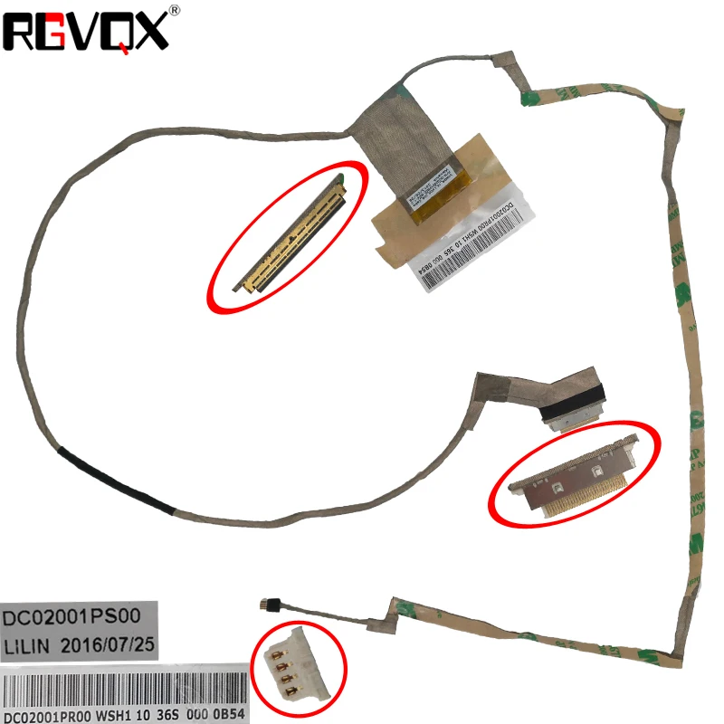 LCD LVDS Vedio Screen Flex Ribbon Cable For Lenovo G500 G505 G510 DC02001PR00