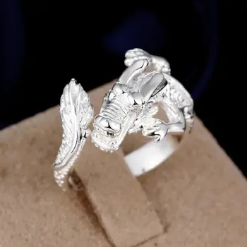 

Cool Dragon Charmings Styles 925 Sterling Silver Rings for Women Anniversary Party Fine Jewelry 2020 New Rings Anel De Prata
