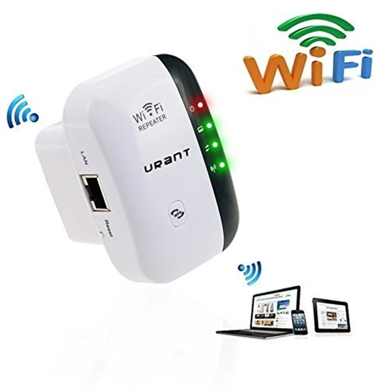 

Wireless-N Wifi Repeater 802.11n/b/g Network Wi Fi Routers 300Mbps Range Expander Signal Booster Extender WIFI Ap Wps Encryption
