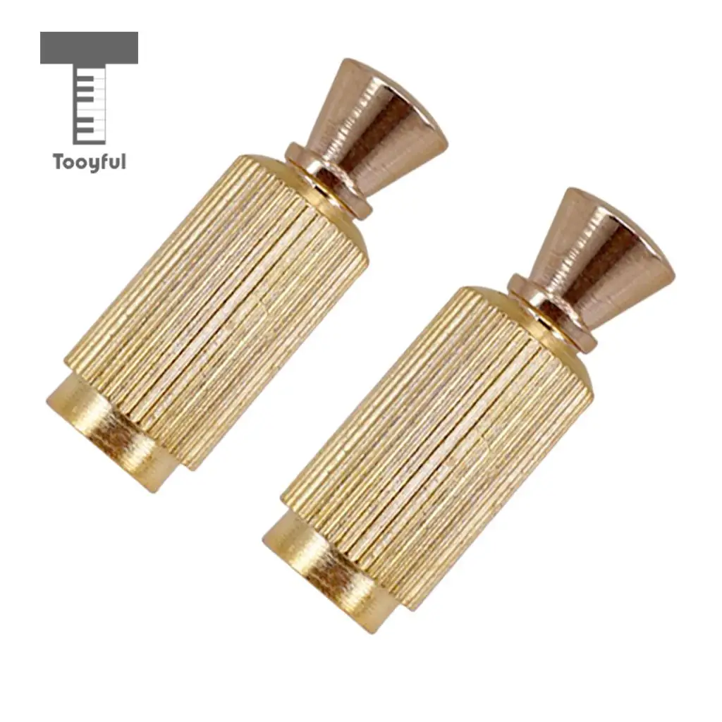 Tooyful  2Pc Electric Guitar Double Roll Tremolo Bridge Studs Elevating Screw