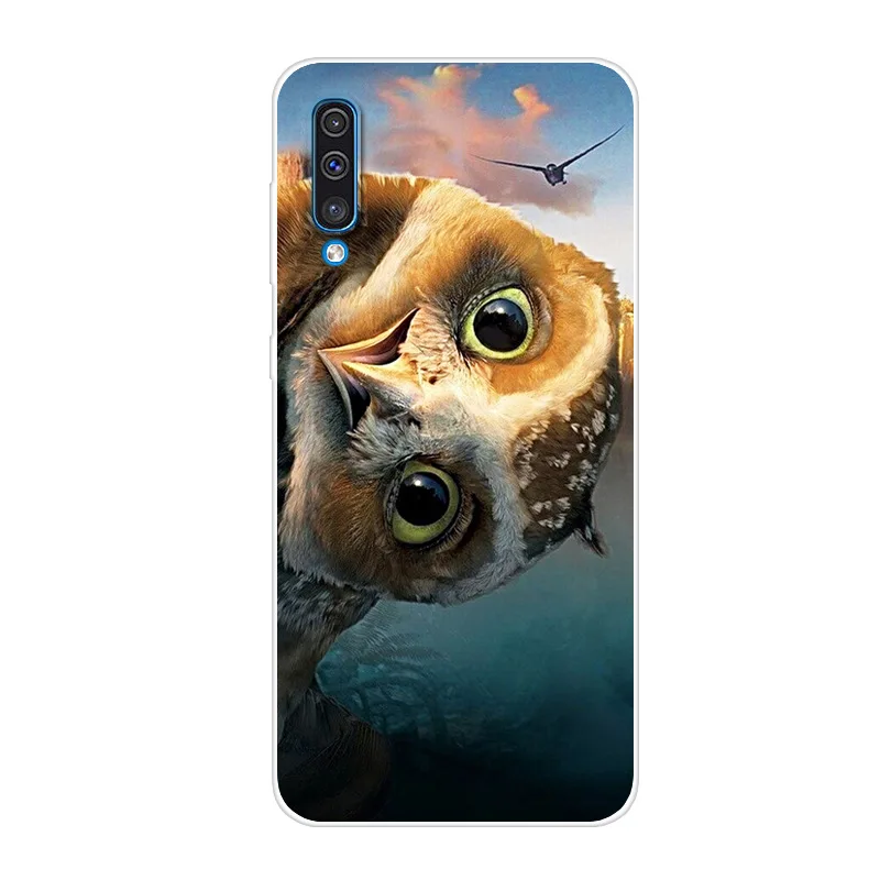 6.4'' For Samsung A50 Case 2019 Silicone Soft TPU Phone Case For Coque Samsung Galaxy A50 Case Cover A505F A505 A 50 Cartoon