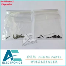 Для iPhone X Нижняя зарядная док-станция винты винт 100 шт./партия