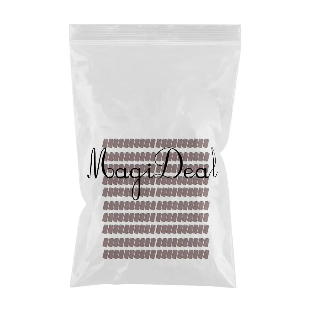 100pcs Nail Dedicated Sanding Ring Bands Grinding Head Polisher Essential Supplies Sand Circle for Nail Drill Bits