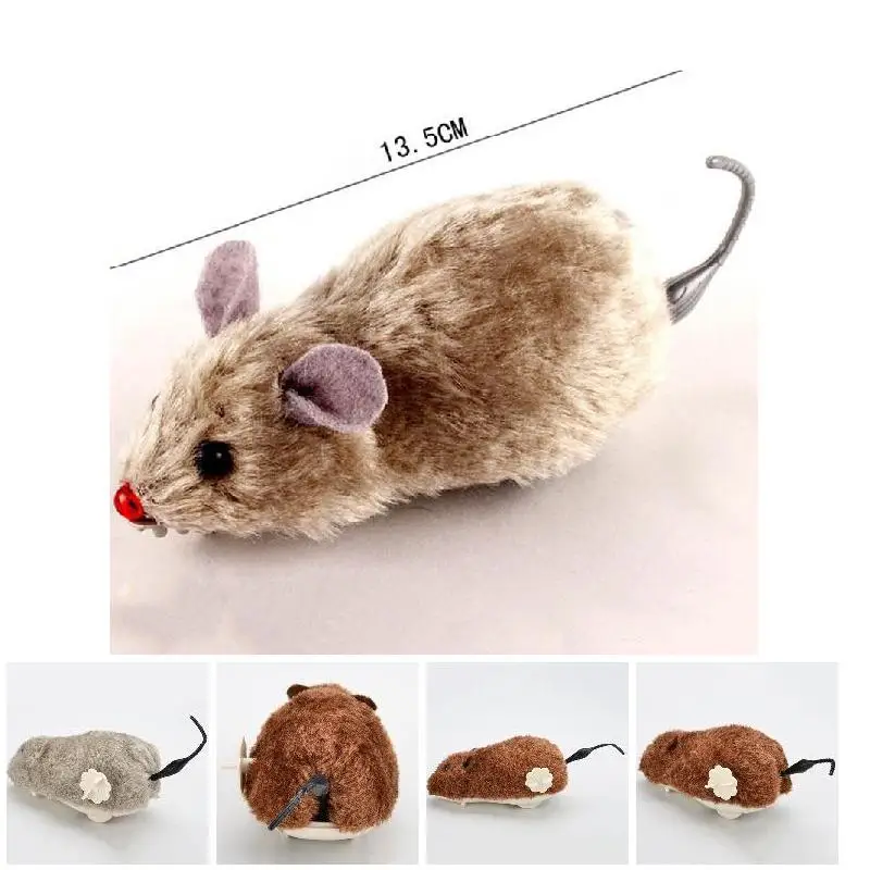 

Plush Animal Toy Fake Hamster Mouse with Clockwork for Boys Girls Baby Pet TB Sale