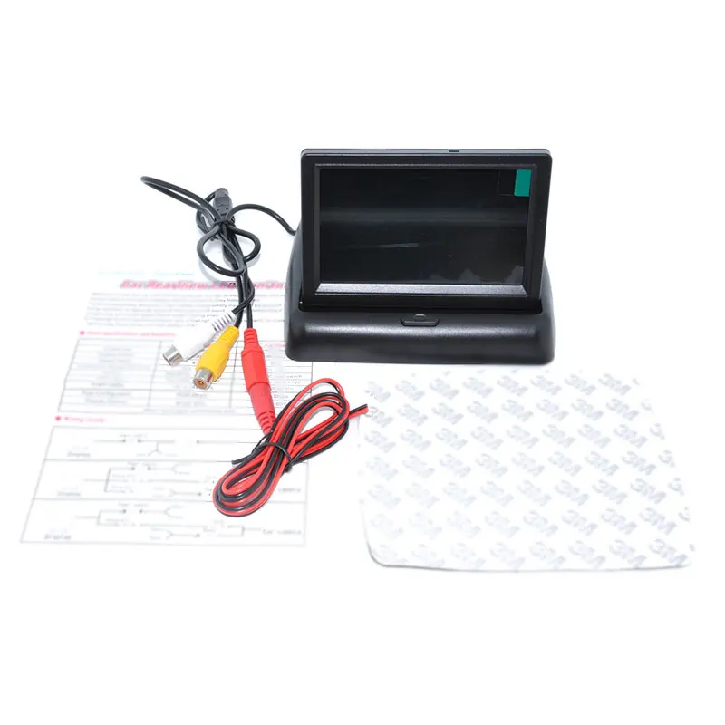 Монитор для зеркала заднего вида автомобиля 4 3 дюйма 12 В|car rearview mirror monitor|monitor 4.3car