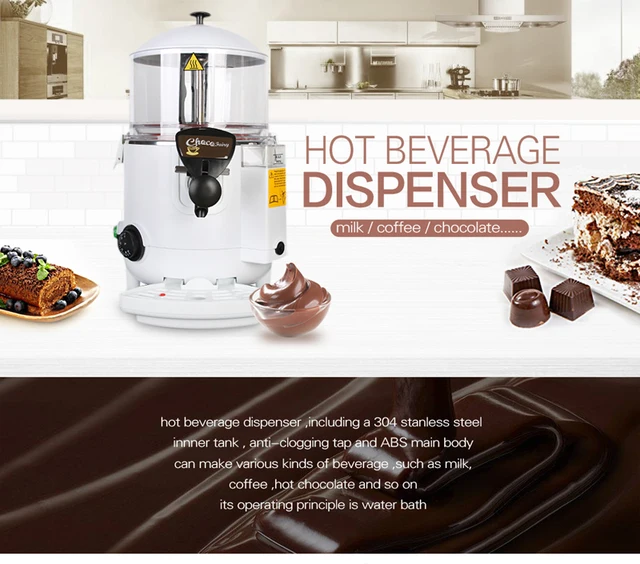 Hot Chocolate Machine Chocolate Dispenser Rotary Blender Mixer Warmer for  Chocolate Milk Coffee Cocoa Dispenser - AliExpress