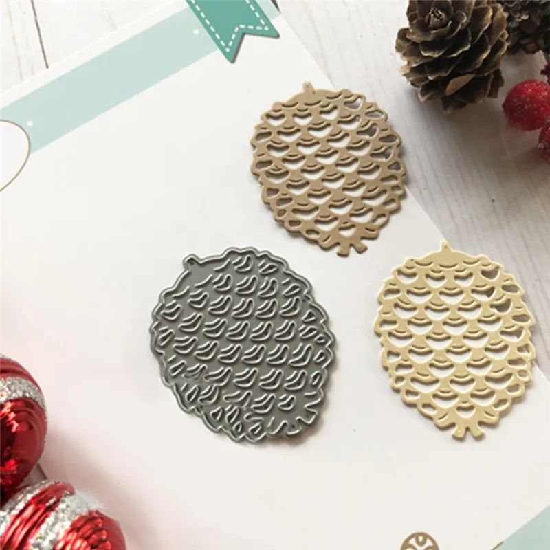 

DiyArts Pinecone Die Metal Cutting Dies New 2019 for Scrapbooking DIY Album Embossing Paper Metal Craft Diecut Template