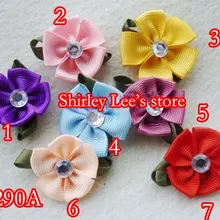 Цветок из корсажной ленты X(3*4 см) FANCY резные декоративные элементы для мебели W/Lvs акриловый центр S-290A(805