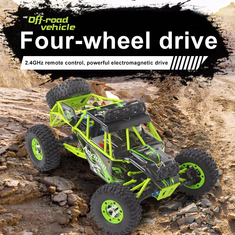 

RC Car 1:12 2.4G 4WD Remote Control Cars 50KM/H High Speed Climbing Off-road Car Toy YJS Dropship