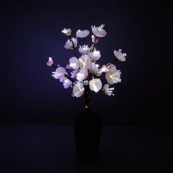 

Newest Style Plum Bloosom Optical Fiber flower Colour change Novelty artistic home party Shop Hotel Decoration Night lamp