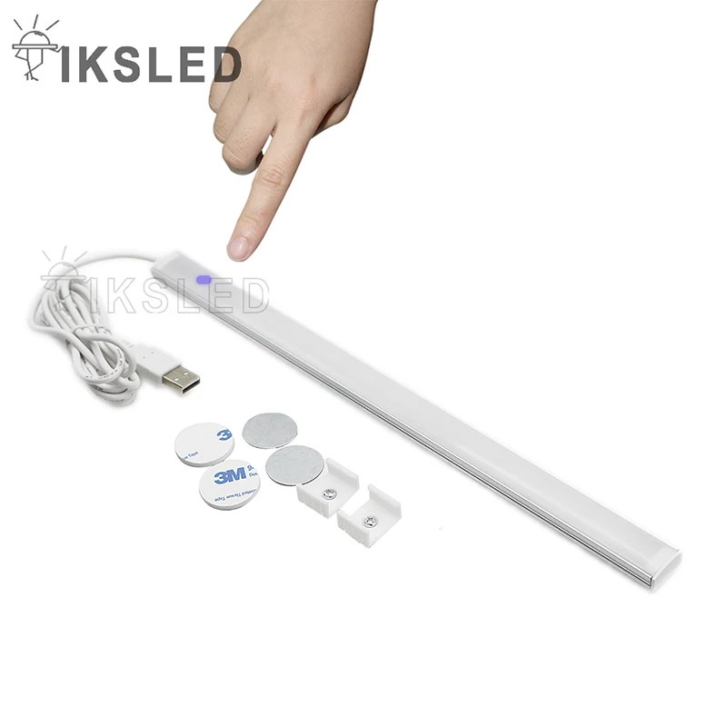 

5Pcs Portable USB LED Book light 5V Rigid Strip For Desk / Reading lamp Camping Night light connect with mobile phone& computer