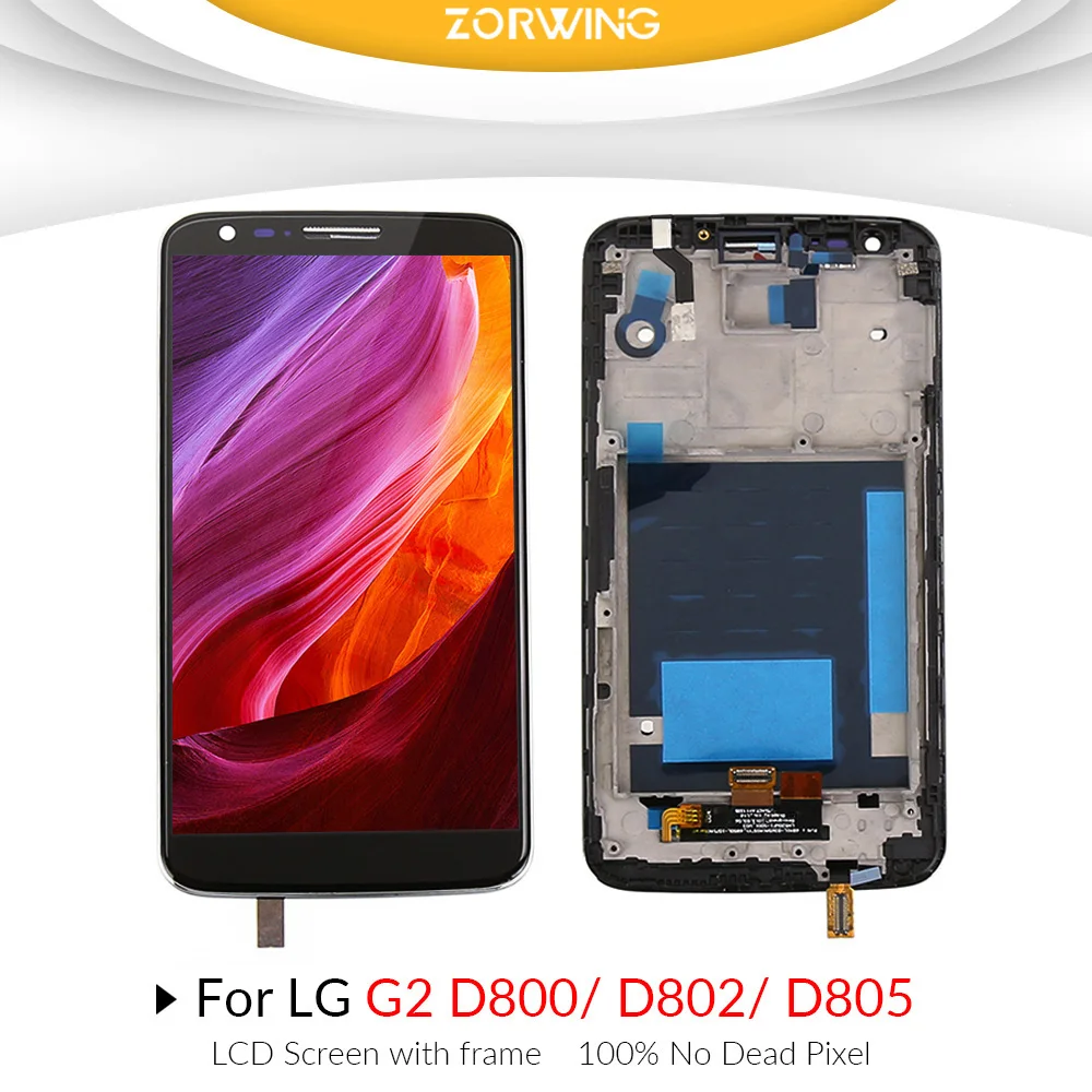 

Grade AAA LCD Display For LG G2 D802 D805 Screen Replacement With Digitizer Touch Screen Assembly for LG G2 D802 LCD D800 D803