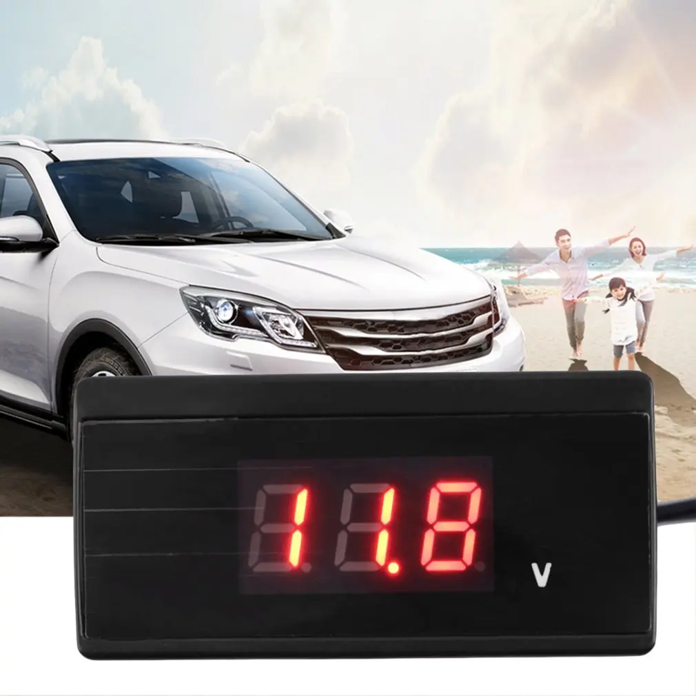 volt meter on car battery