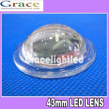 

2PCS 43mm LED LENS Reflector 5-90 Degree For 10W-100W LED light Lamp