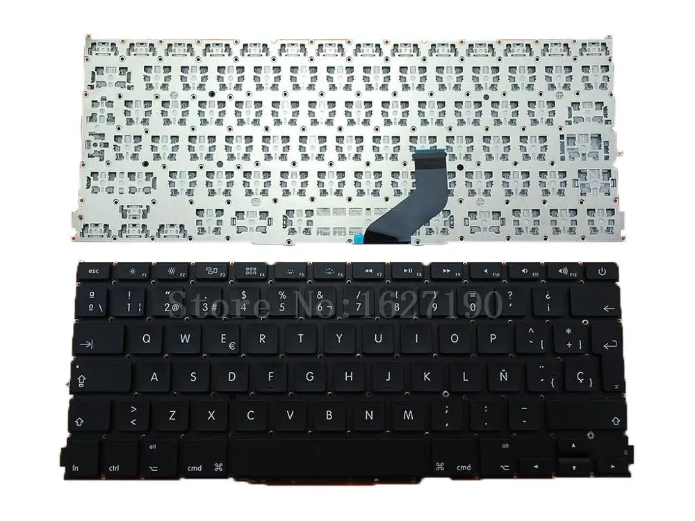 SP Spanish Keyboard for APPLE Macbook A1425 BLACK Backlit New Laptop