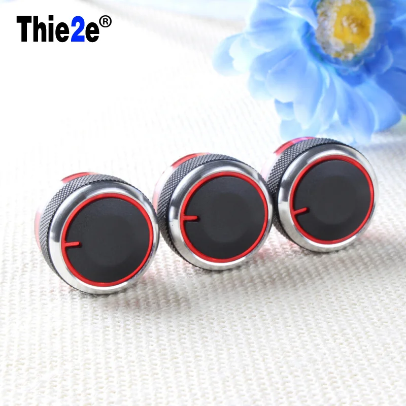 Ручка кондиционера панель переключателя для Peugeot 206 207 Citroen C2 3 шт./компл.|buttons