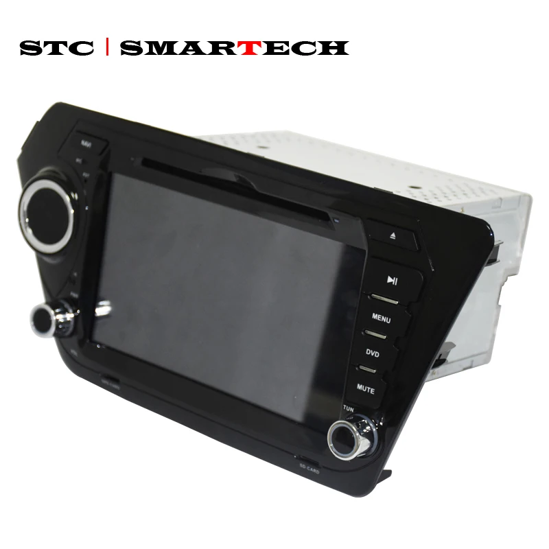 Discount SMARTECH 8 inch 2 Din Android 8.1 Car Radio GPS Navigation For KIA RIO K2 2010-2015 Car DVD Player Support TPMS Wifi 3G OBD DAB+ 3