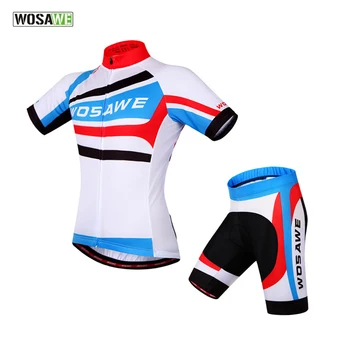 

WOSAWE Cycling Jersey Set Racing Bike Sportswear/ Breathable Riding Clothing Ropa Ciclismo Bicycle Jerseys Cycling Jersey