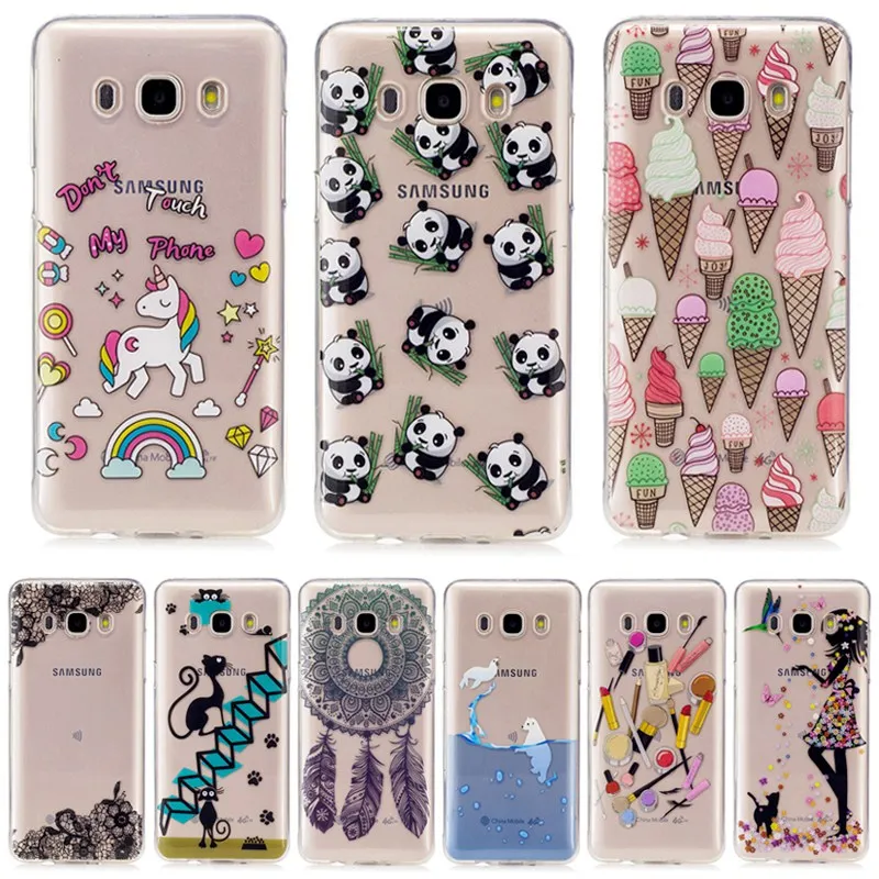 

high Quality TPU IMD phone case for Samsung J5 2016 cartoon Painted Silicone Cases Cover for Samsung J5 2016 Coque etui Capa
