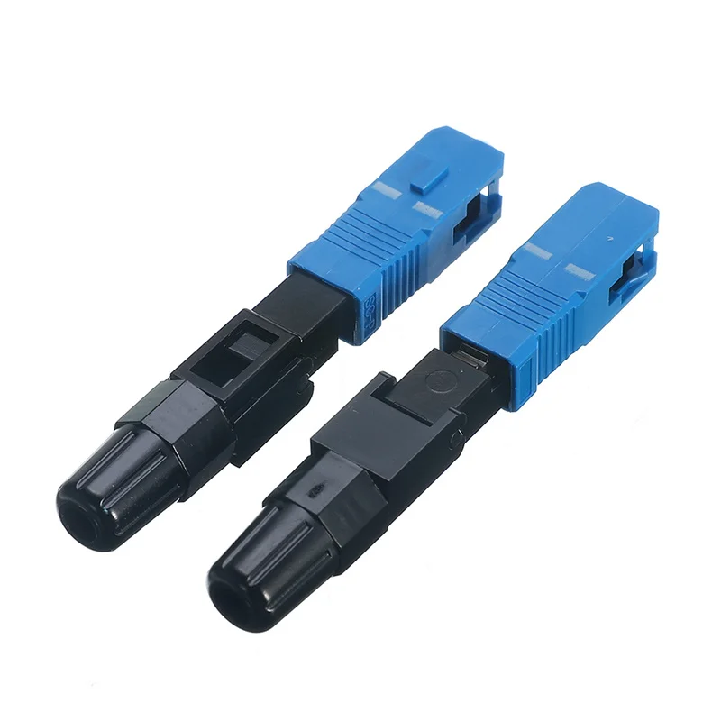 

100PCS Single-mode FTTH SC UPC Fiber Optic SC UPC Quick Connector FTTH Fiber Optic Fast Connector SC Connector Drop Shipping
