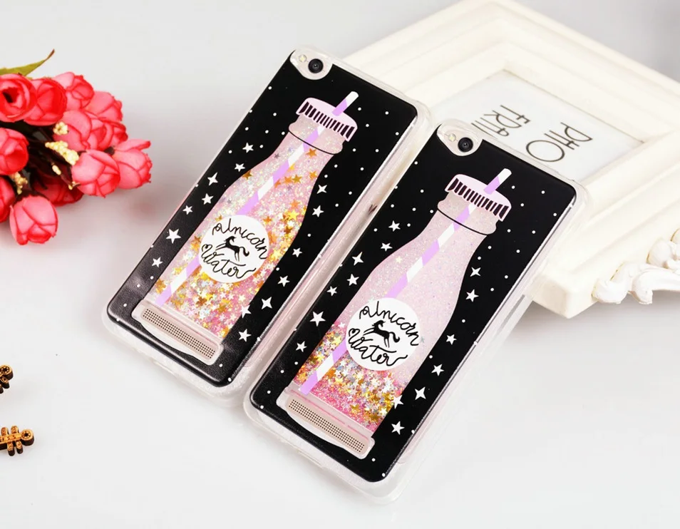 Icoque Liquid Luxury Cases For Xiaomi Redmi 4A Case Glitter Xaomi Redmi4a Cover Cute Soft silicone TPU Xiomi Redmi 4A Fitted Case (3)