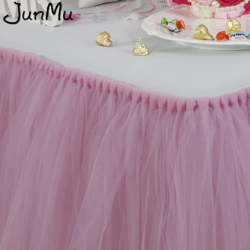 100 см x 80 см розовая фатиновая юбка-пачка на заказ, Тюлевая юбка-пачка для стола с изображением страны чудес, свадебная юбка на день рождения, детский душ вечерние украшения