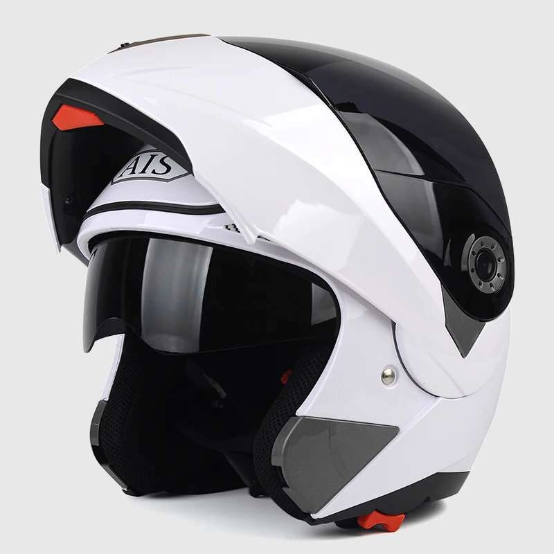 New DOT Sticker Flip Up Modular Helmet Dual Lens Racing Motocicleta Casco Men's Women's Motorcycle Helmet