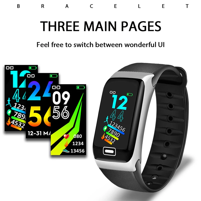 

Outdoor Swim Smart Watch Blood Pressure Heart Rate Monitor Health Smartwatch App Run For Apple Xiaomi Huawei PK Fenix 5/Fit 3