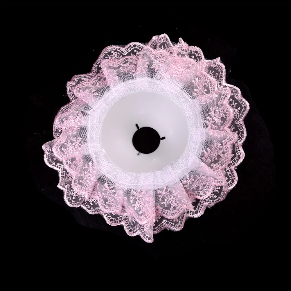 

1 pcs Festive & Party Supplies Bridal Flower Bouquet Handle Holder With Lace Collar Wedding Bride 22cm
