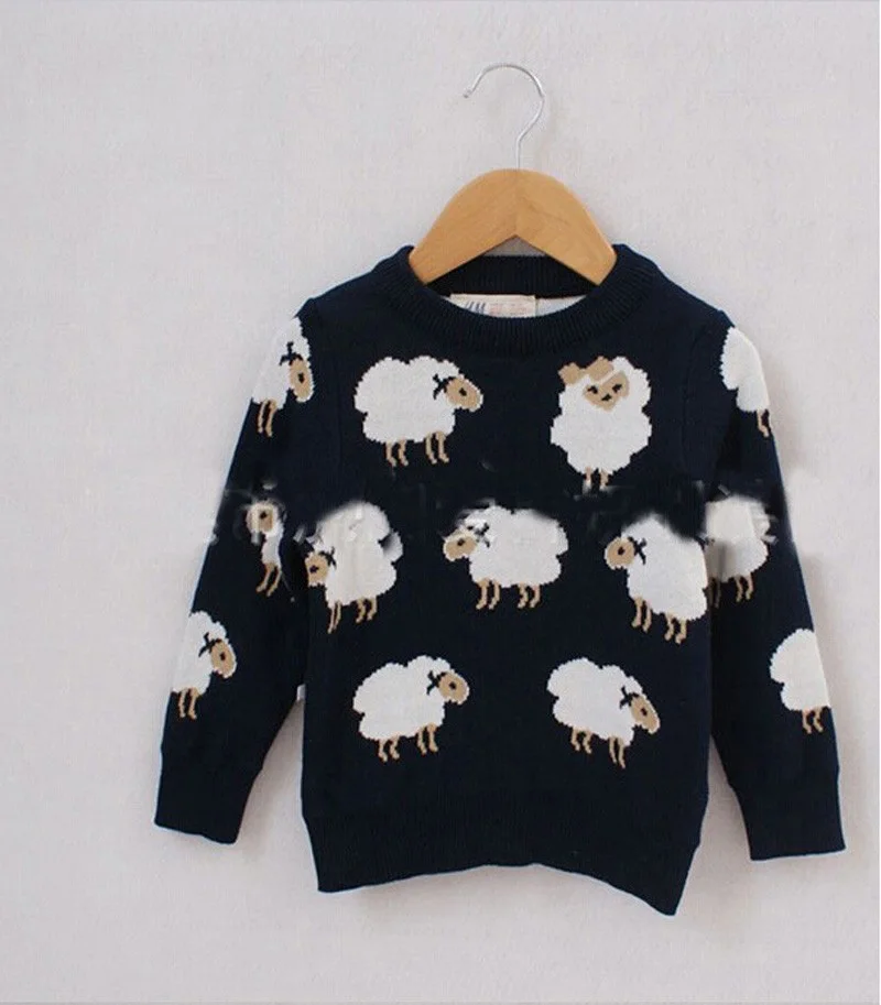 Sweater For Girls 15 Cartoon Sheep Pattern Sweater Kids Clothes Crochet Cardigans Boys Sweaters Vetement Garcon Fille Pull Sweater Baby Sweater Vestsweater Star Aliexpress