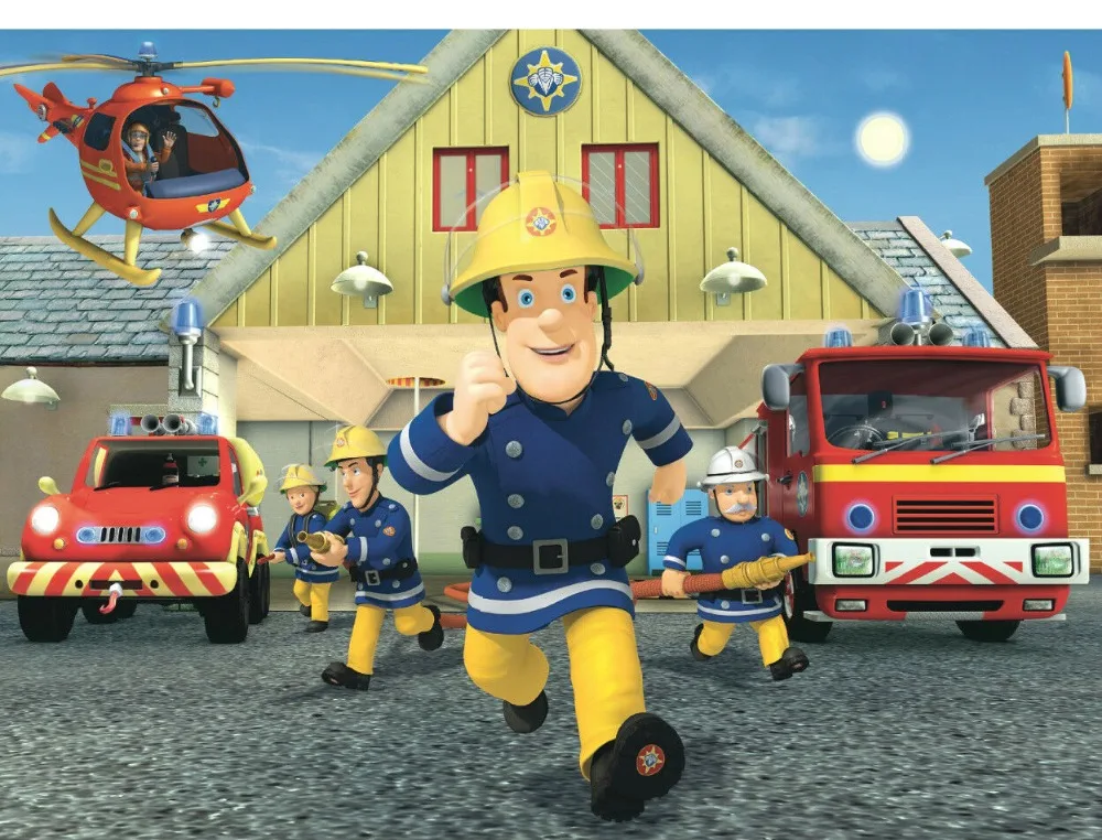 

FIREMAN SAM SILK POSTER Wall painting 24x36inch