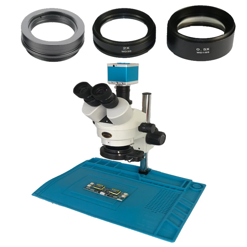 16mp 1080p Hdmi Usb Digital Video Microscope Camera 3.5x90x Simul