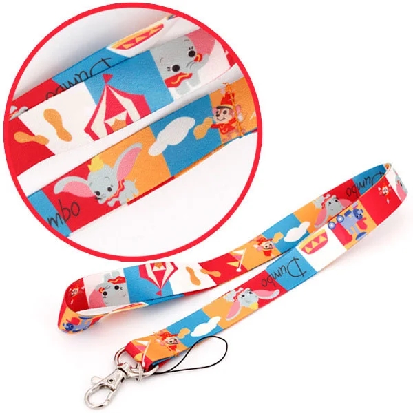 

SingFly Movie Dumbo Mobile Phone Strap Neck Strap Lanyard for Key Chain USB Badge Holder Hang Rope Phone Accessories