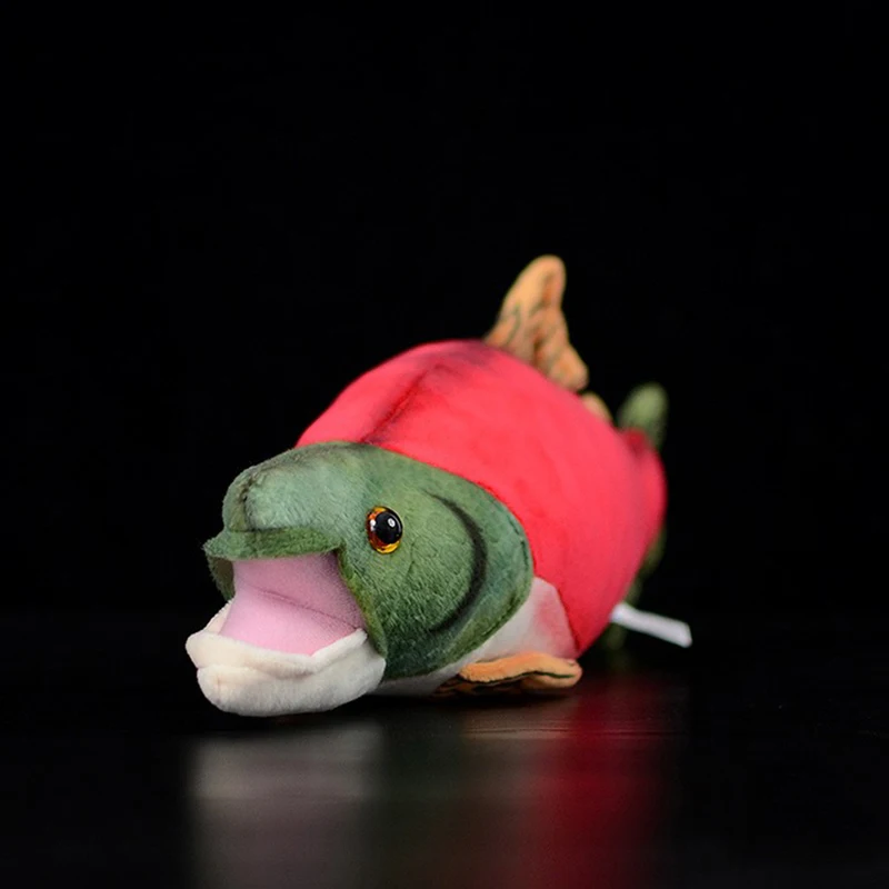 40 см длинная реальная жизнь Sockeye Лосося Мягкие игрушки Реалистичные морские