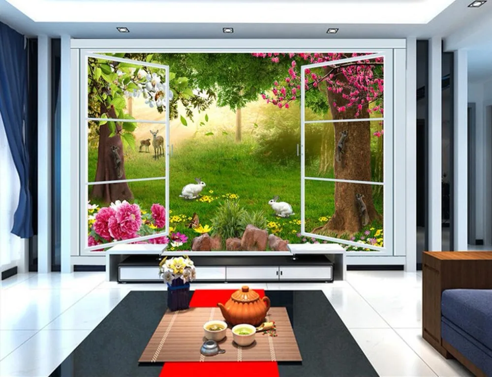 Custom, Out Window, Paisagem Florestal, Extensão Espacial, Personalidade Art