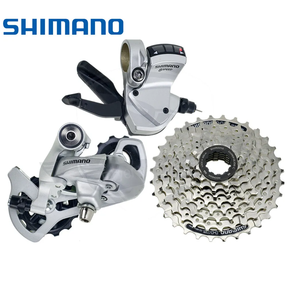 Shimano Claris 2400 набор групп 8 скоростей велосипед мини набор RD-2300/RD-2400 задний переключатель SS+ SL-R440 переключатель+ CS-HG41-8 кассета 11-32T - Цвет: RD-2300