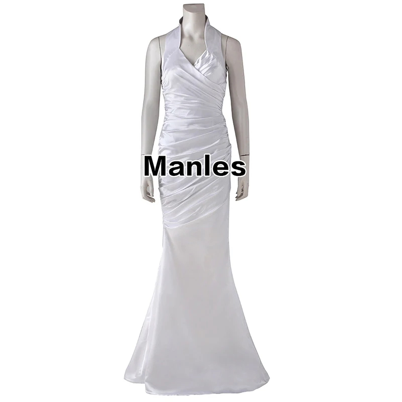 Lunafreya Nox Fleuret Dress Final Fantasy XV Costume Cosplay Sexy Costume White Fancy Dress Halloween Girl Customize