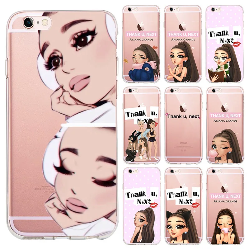 

Ariana Grande Ag ciciber thank u, the next adoante Cases para TPU I phone cases to iPhone 4 5 6 7 8 plus x XR fundas fundas Capa