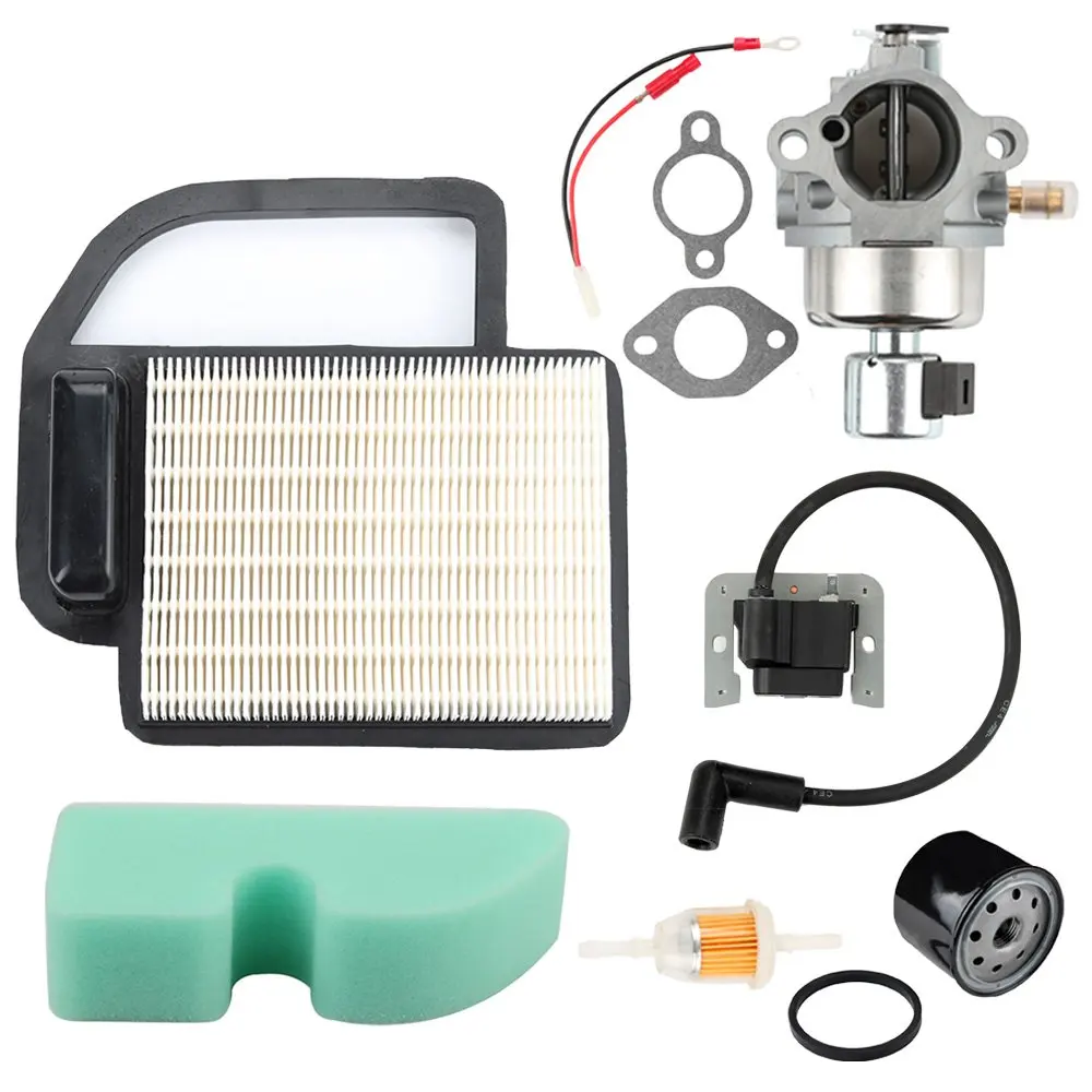

20 853 33-S Carburetor With Air Oil Filter Ignition Coil for Kohler SV470 SV530 SV540 Engine Lown Mower