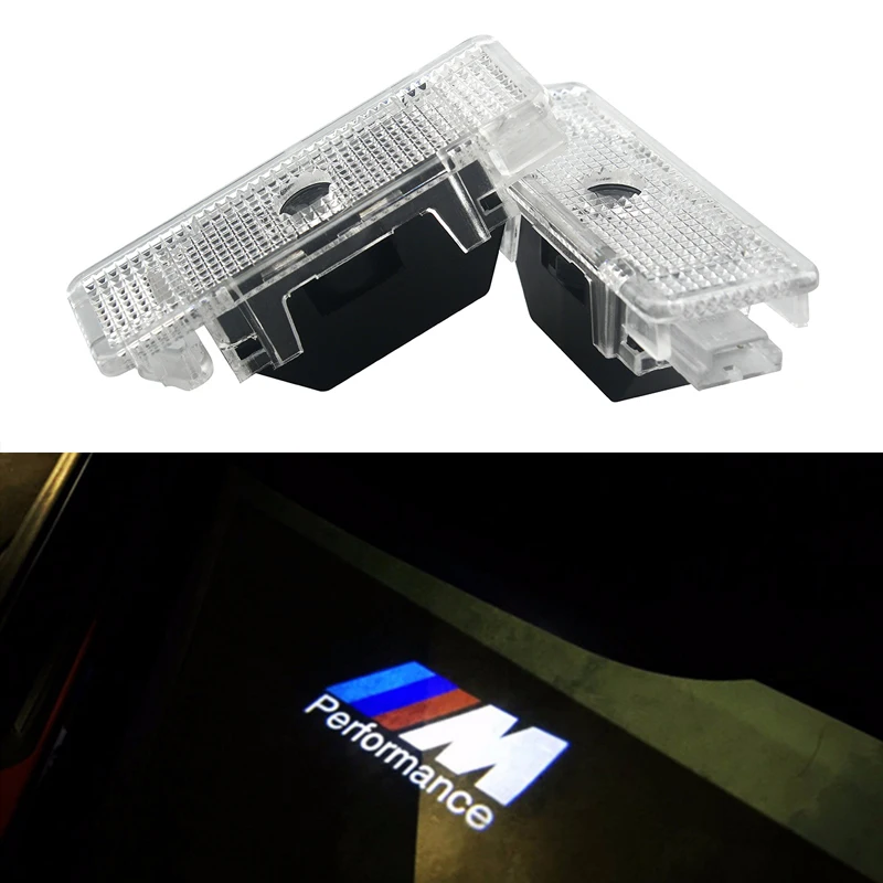 

2pcs LED Door Light Courtesy Logo Laser Projector Ghost Shadow Welcome Lamp For BMW E39 M5 X5 E53 528i Car Accessories
